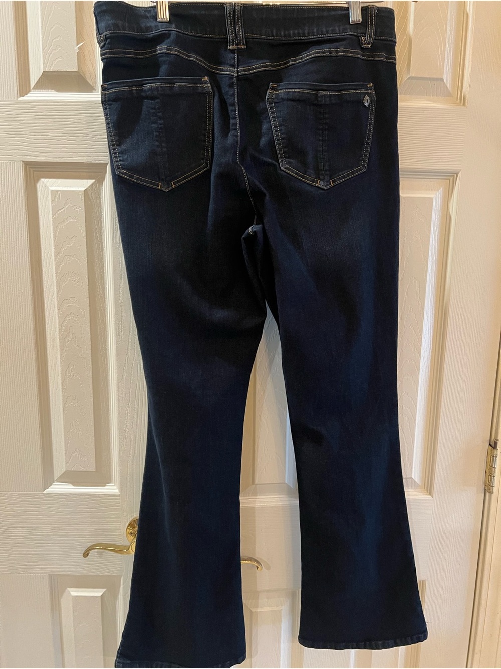 Democracy Women's Dark Indigo Wide Leg Jeans - Picture 7 of 12